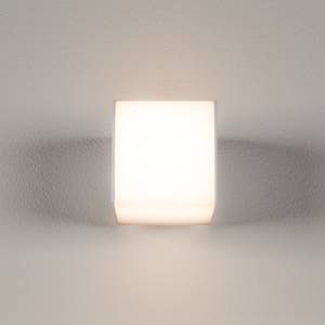 LED-wandlamp Alabama aluminium - wit - 12 lichtbronnen