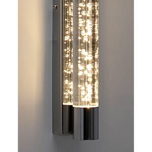 LED-wandlamp Bubbles Shine I plexiglas/staal - 2 lichtbronnen