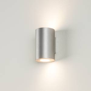 LED-wandlamp Indiana aluminium - zilverkleurig - 24 lichtbronnen