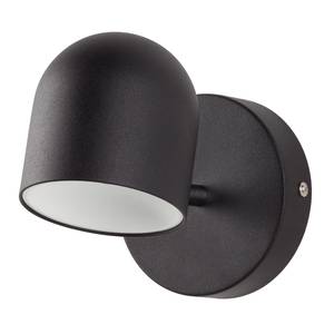 LED-wandlamp Jon ijzer - 1 lichtbron - Zwart