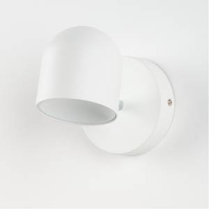 Applique murale LED Jon Fer - 1 ampoule - Blanc