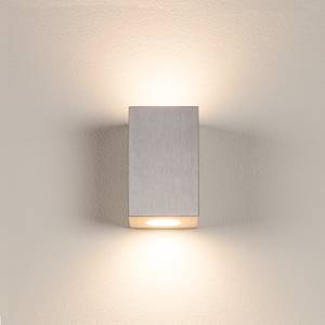 LED-wandlamp Kansas aluminium - zilverkleurig - 24 lichtbronnen