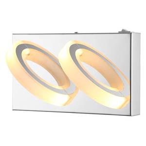 LED-Wandleuchte Mangue II Metall / Acryl - Flammenanzahl: 2