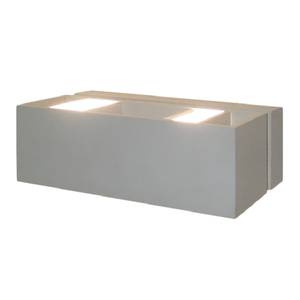 LED-wandlamp metaal - wit