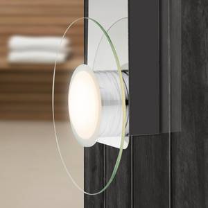 LED-wandlamp Parda II glas/staal - 2 lichtbronnen