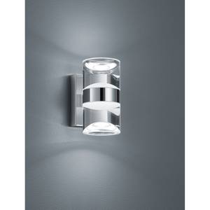 LED-Wandleuchte Brian Acrylglas / Metall - Flammenanzahl: 2