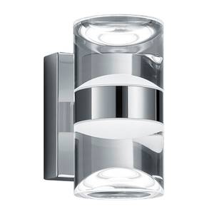 LED-Wandleuchte Brian Acrylglas / Metall - Flammenanzahl: 2