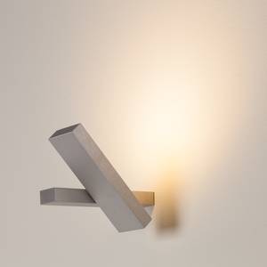 LED-wandlamp Virginia aluminium - zilverkleurig - 12 lichtbronnen