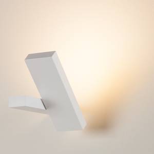 LED-wandlamp Virginia aluminium - wit - 12 lichtbronnen