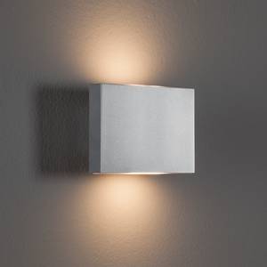 LED-wandlamp Washington aluminium - zilverkleurig - 42 lichtbronnen