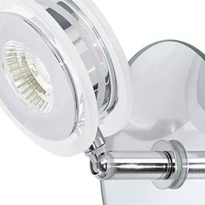 LED-wandspot Agueda glas/staal - 1 lichtbron