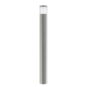 Borne extérieure LED Basalgo Matériau synthétique / Acier inoxydable - 1 ampoule - Hauteur : 105 cm