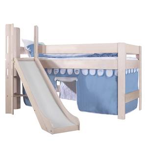 Spielbett Leo Buche massiv white-wash lackiert