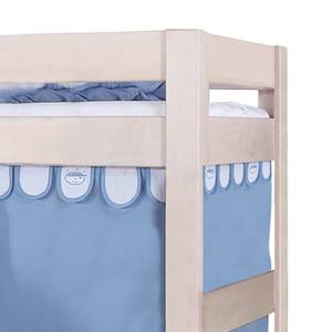 Spielbett Leo Buche massiv white-wash lackiert