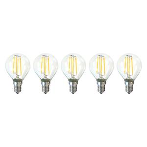 Ampoules LED (lot de 5) Transparent - Verre - Hauteur : 8 cm