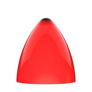 Leuchtschirm Funk Acryl Rot - Durchmesser 22cm