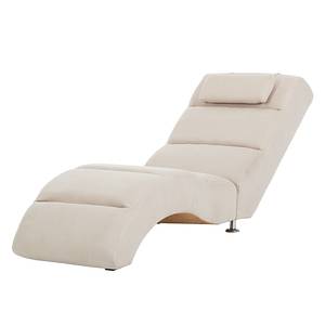 Chaise longue Califfo Microfibre beige