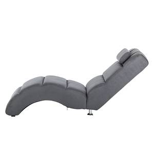 Chaise longue Califfo Microfibre gris