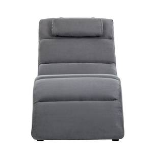 Chaise longue Califfo Microfibre gris