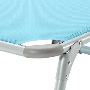 Chaise longue Summer Sun V Pour le jardin Turquoise Bain de soleil Usage en extérieur Bleu