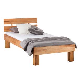 Massief houten bed AresWOOD Kernbeuken - 100 x 200cm - Met hoofdeinde