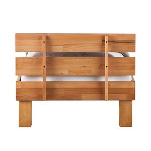 Lit en bois massif AresWOOD Duramen de hêtre - 100 x 200cm - Avec tête de lit