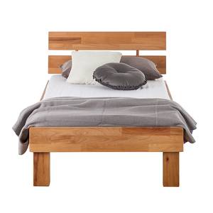 Massief houten bed AresWOOD Kernbeuken - 90 x 200cm - Met hoofdeinde