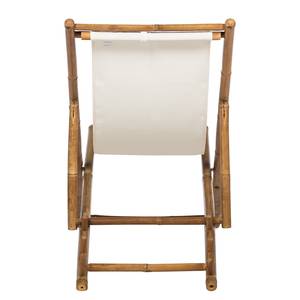 Chaise longue Bamboo II Bambou massif / Tissu