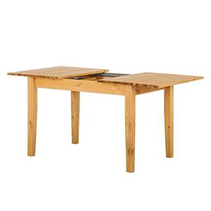 Table Louis (extensible) Pin massif - Teinté et ciré: 120 x 80 cm