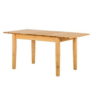 Table Louis (extensible) Pin massif - Teinté et ciré - 160 x 80 cm