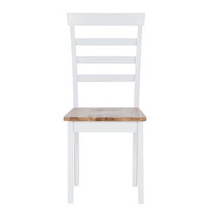 Chaises Mare (lot de 2) Caoutchouc - Nature / Blanc