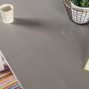 Table Neely Pin massif - Blanc / Gris - 140 x 90 cm