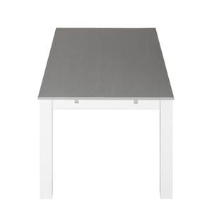 Eettafel Neely massief grenenhout - Wit/grijs - 140x90cm