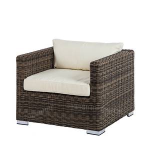 Loungeset Royal Comfort (7-delig) polyrotan - bruin/beige