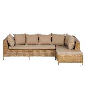 Lounge-Set Calla Millor (2-teilig) I Lloyd Loom - Braun / Beige