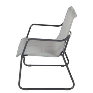 Set lounge Merido (4 pezzi) Textilene/Acciaio - Grigio