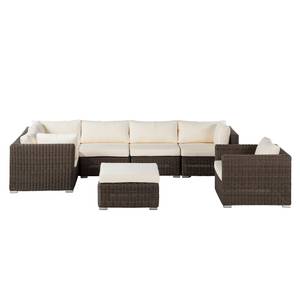 Ensemble Lounge Royal Comfort Garden Tissu / Polyrotin - Beige / Marron