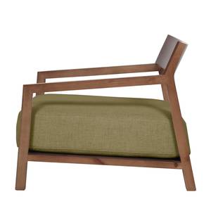 Fauteuil Lounge Amber Tissu Tissu Andra : Vert