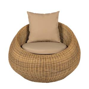 Fauteuil lounge Calla Millor Cannage Lloyd Loom Polyrotin