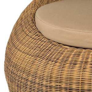 Loungesessel Calla Millor Lloyd Loom Geflecht Braun/Beige