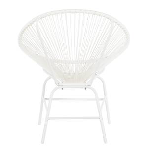 Fauteuil lounge Copacabana Lot de 2 chaises - Blanc