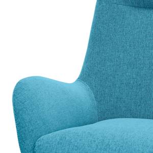 Loungefauteuil Lannister geweven stof Geweven stof Anda II: Turquoise