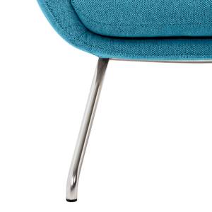 Loungefauteuil Lannister geweven stof Geweven stof Anda II: Turquoise