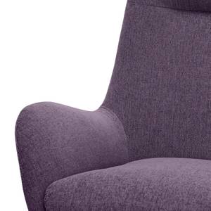 Loungefauteuil Lannister geweven stof Geweven stof Anda II: Paars