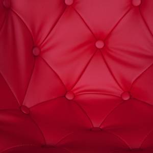 Fauteuil San Luis II kunstleer Kunstleer Veli: Wit-Rood I