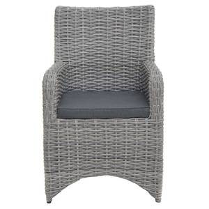 Fauteuil lounge Nevis Polyrotin - Anthracite