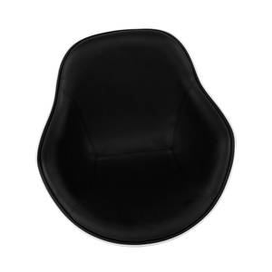 Fauteuil Cartago Cuir synthétique Veli : Noir-Blanc