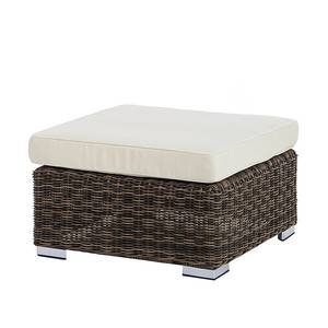 Loungeset Royal Comfort Garden (7-delig) geweven stof/polyrotan - beige/bruin