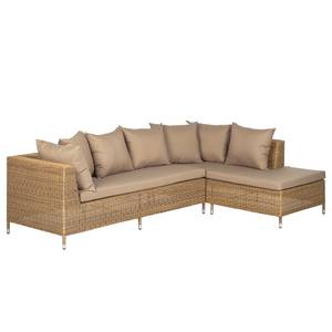 Loungesofa Calla Millor II Lloyd Loom - Braun / Beige