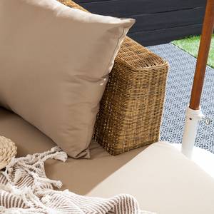 Loungesofa Calla Millor II Lloyd Loom - Braun / Beige